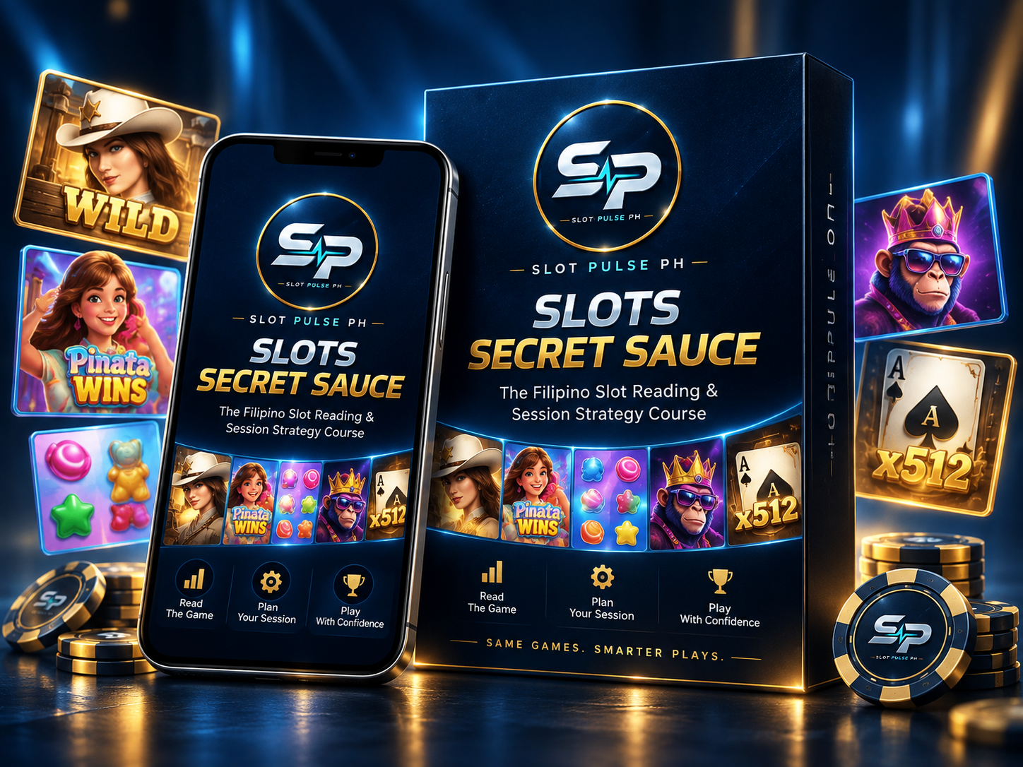 Slots Secret Sauce digital course kit mockup